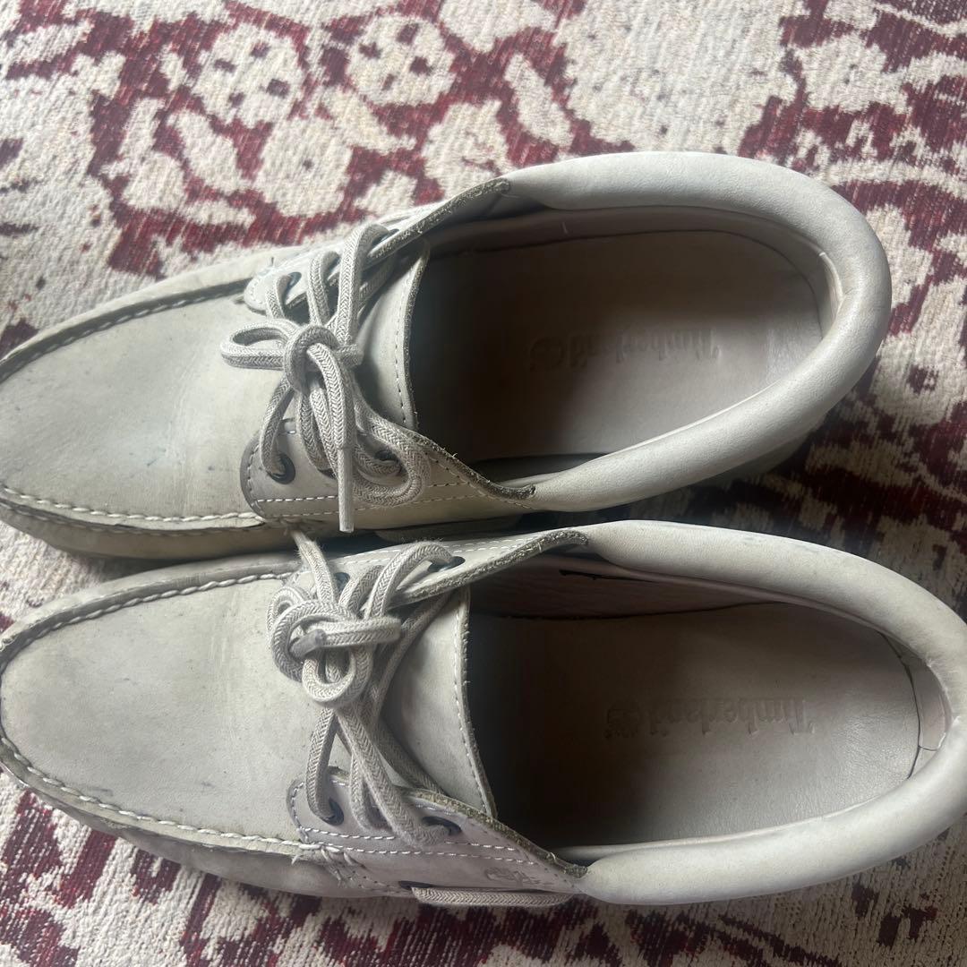 Timberland グレー デッキシューズ　3eye