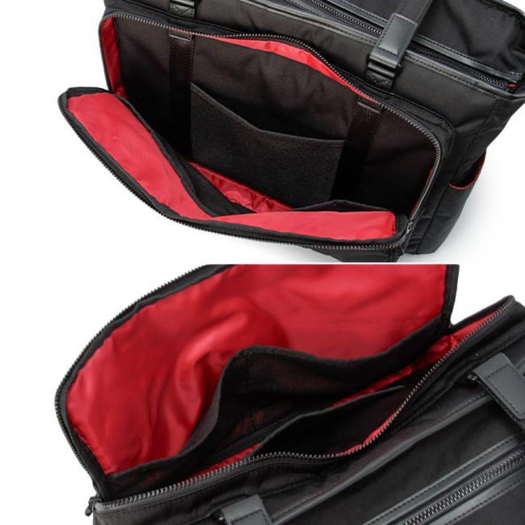 新品TAKEO KIKUCHIタケオキクチ黒ビジネスバッグバッグ出張トートバッグ
