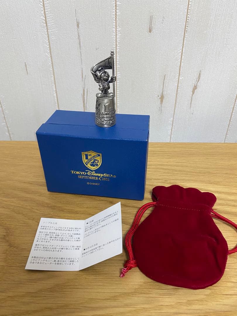 希少 レア☆ディズニー ディズニーシー 1周年 シンブル 指ぬき