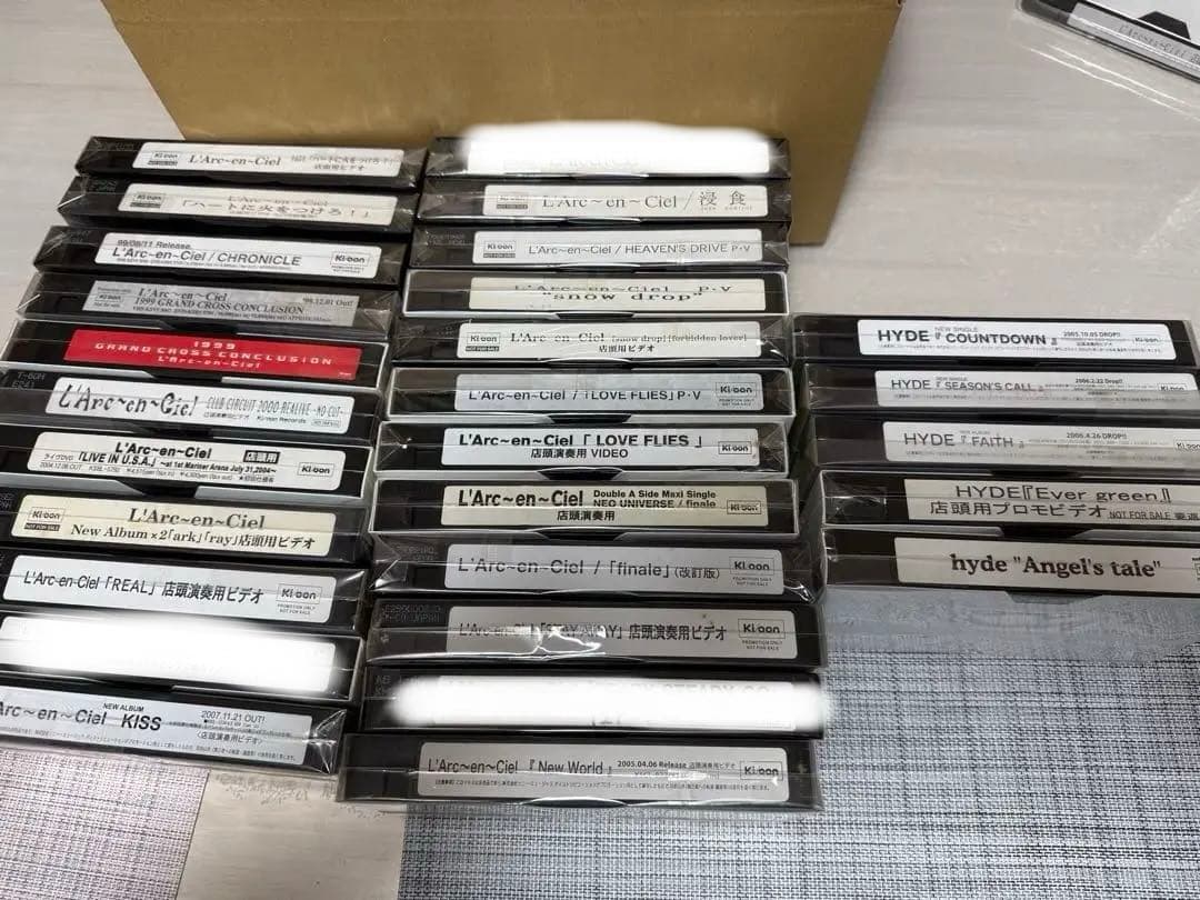 バラ売り可 店頭用 非売品 ビデオ L'Arc ラルク バラ売り可 店頭用 非売品 ビデオ L'Arc ラルク バラ売り可 店頭用 非売品