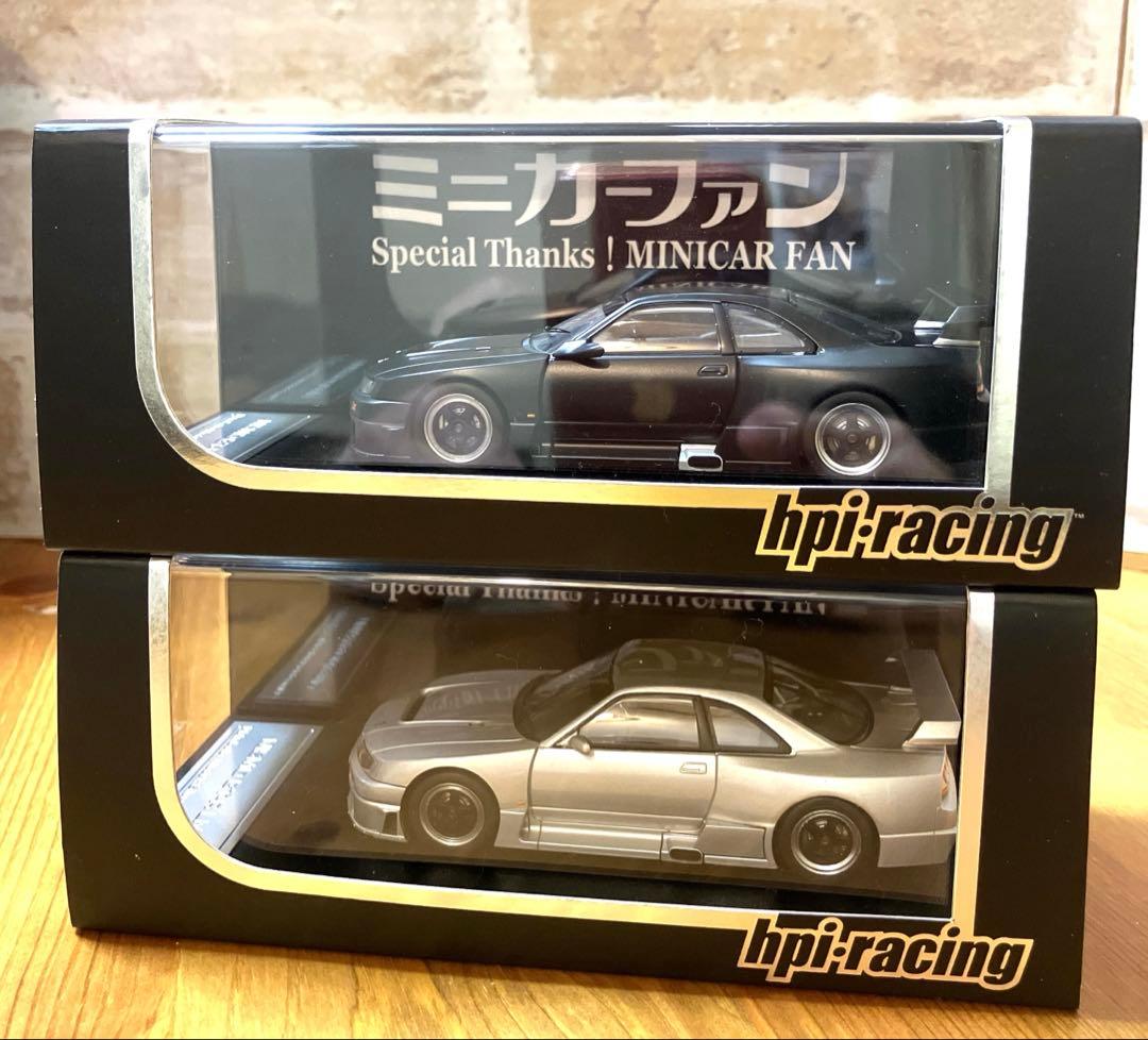hpi 1/43 NISMO GT-R LM シルバー ブラック 2個セット