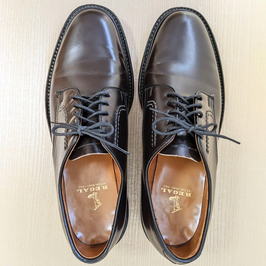 【希少・旧旧ロゴ】REGAL 2504 外羽根プレーントゥ 25.5EE