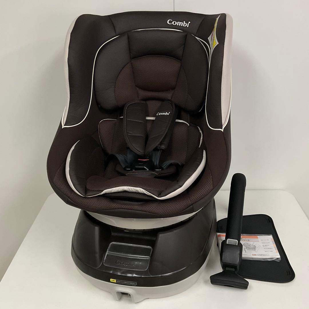 美品！コンビ 新生児対応 チャイルドシート ネルーム Lite EF ブラウン