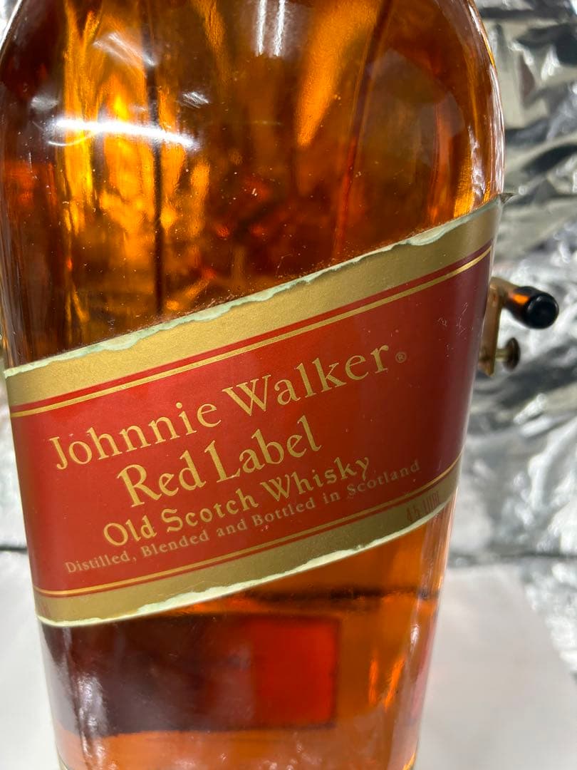 ジョニーウォーカー Johnnie Walker 赤 黒 2本セット 古酒) Johnnie