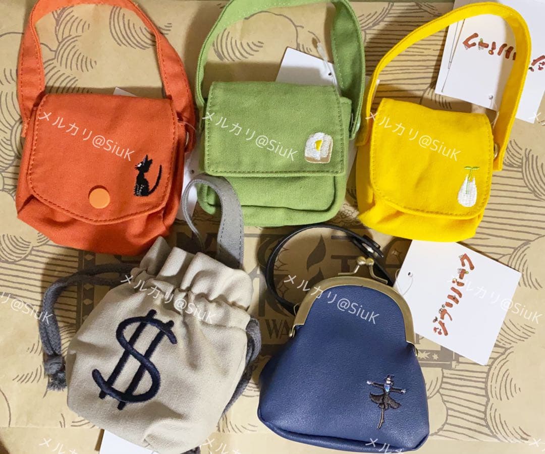 ジブリパーク ジブリの大倉庫 限定 新商品 ミニバッグチャーム 5種