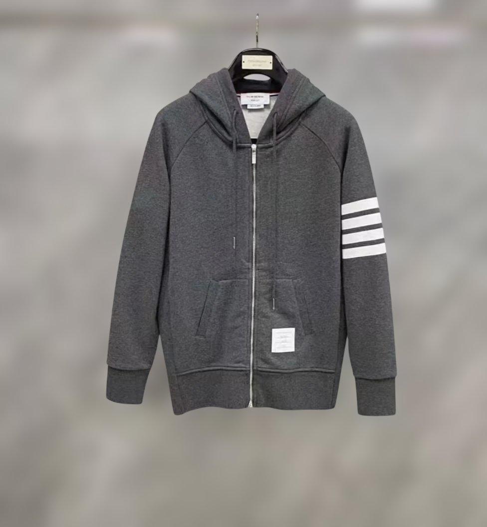 Thom Browne クラシック 4ストライプ ジップアップジャケット