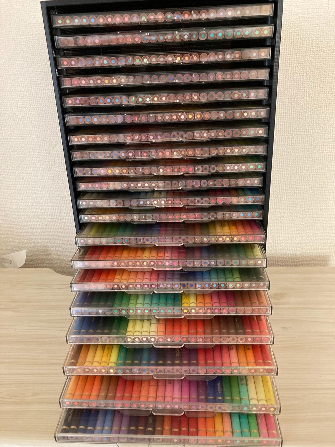 フェリシモ 500色色鉛筆 tokyo seed(欠番あり) フェリシモ500色色鉛筆