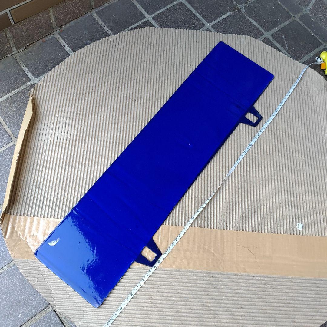 【鉄道吊下式サボ　行先板】（表）下　関　行（裏）無　地