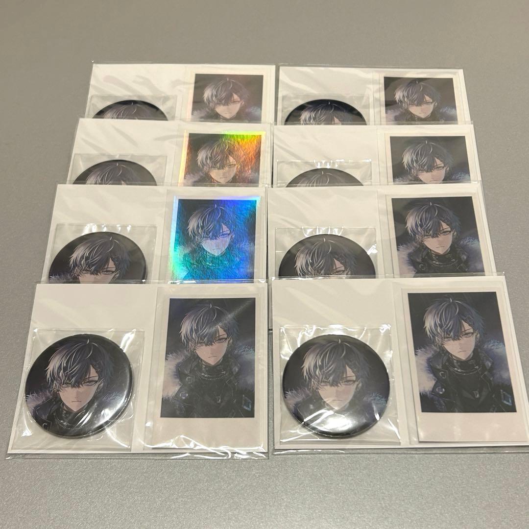 にじさんじ 小柳ロウ 誕生日グッズ 2024 缶バッジ＆チェキ風カード 10