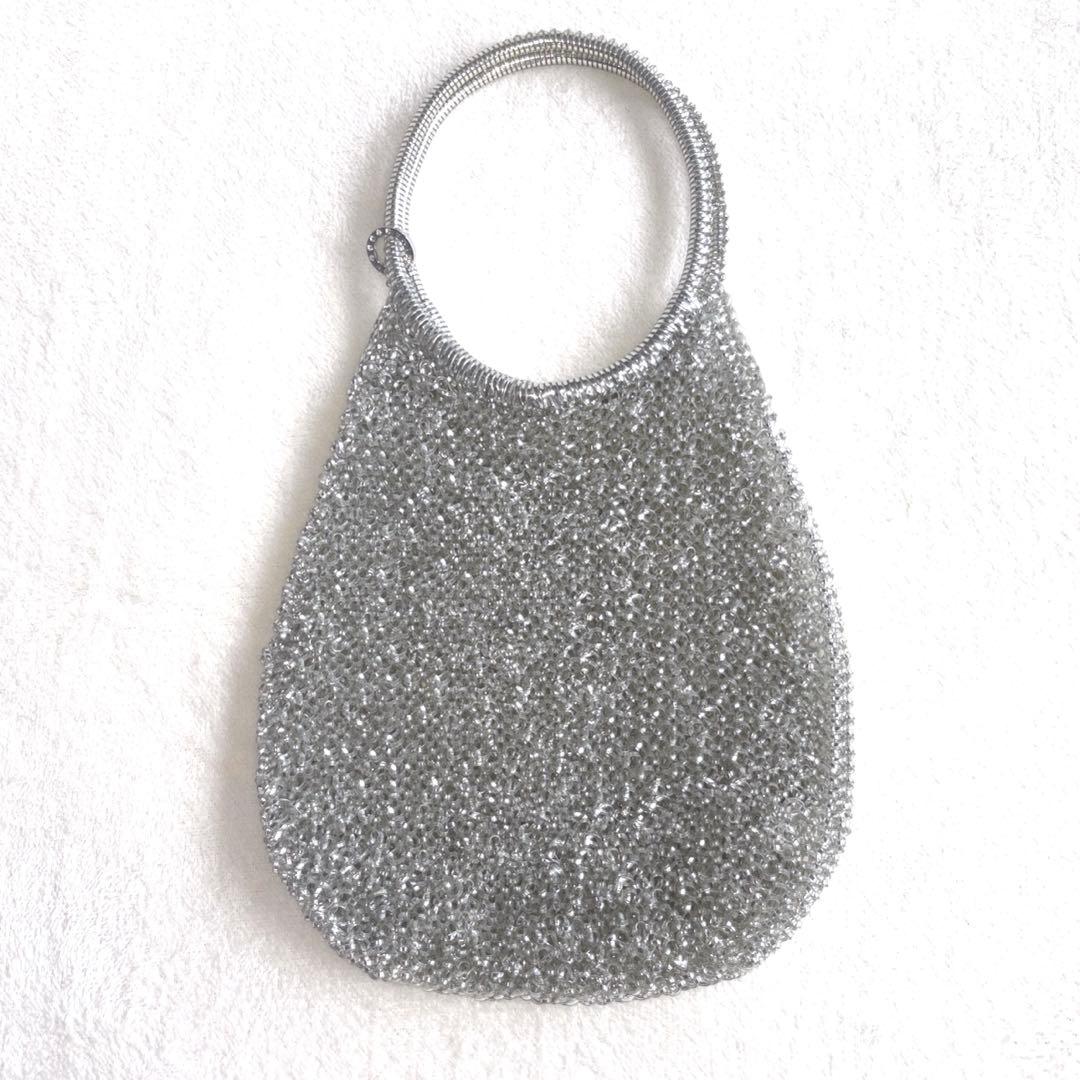 ANTEPRIMA アンテプリマ ワイヤーバッグ ドロップ型 シルバー