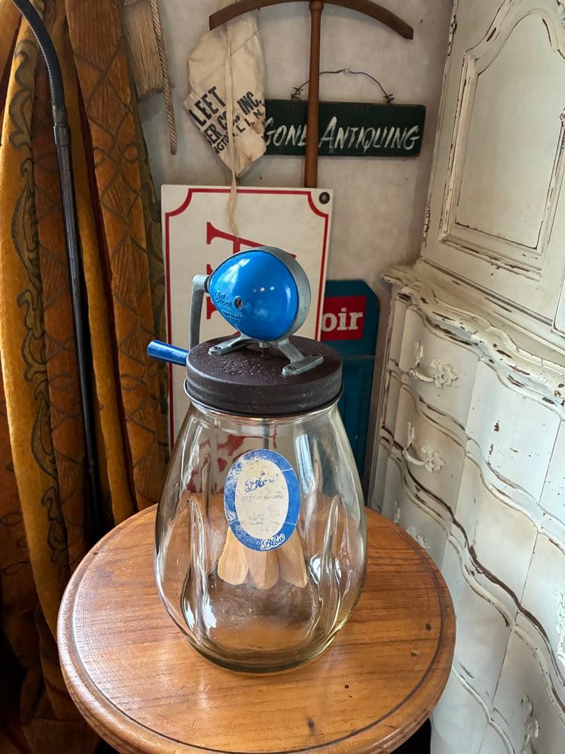 イギリス アンティーク バター メーカー マヨネーズ メーカー チャーン