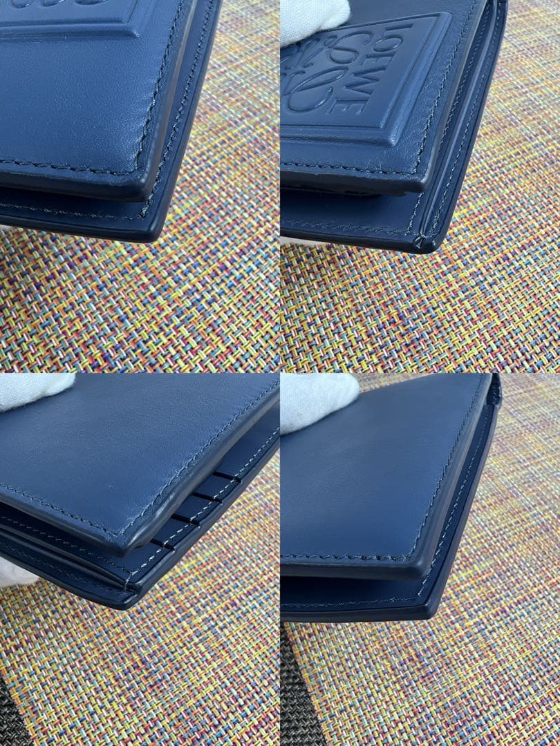 ✨極美品✨ LOEWE ロエベ バイフォールド　ウォレット　サテンカーフ