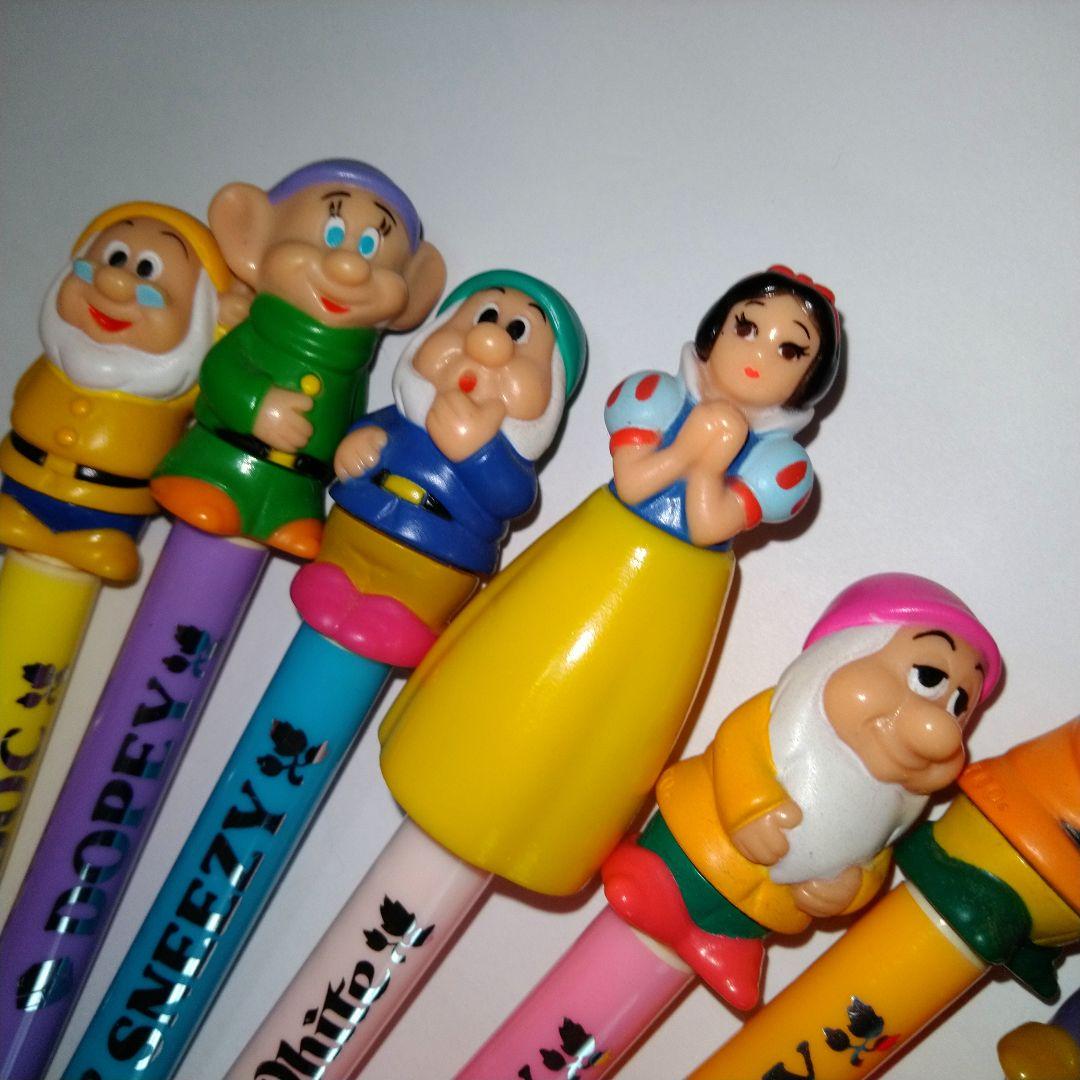 ☘ 白雪姫きのこペン立て8色セット 東京ディズニーランド限定