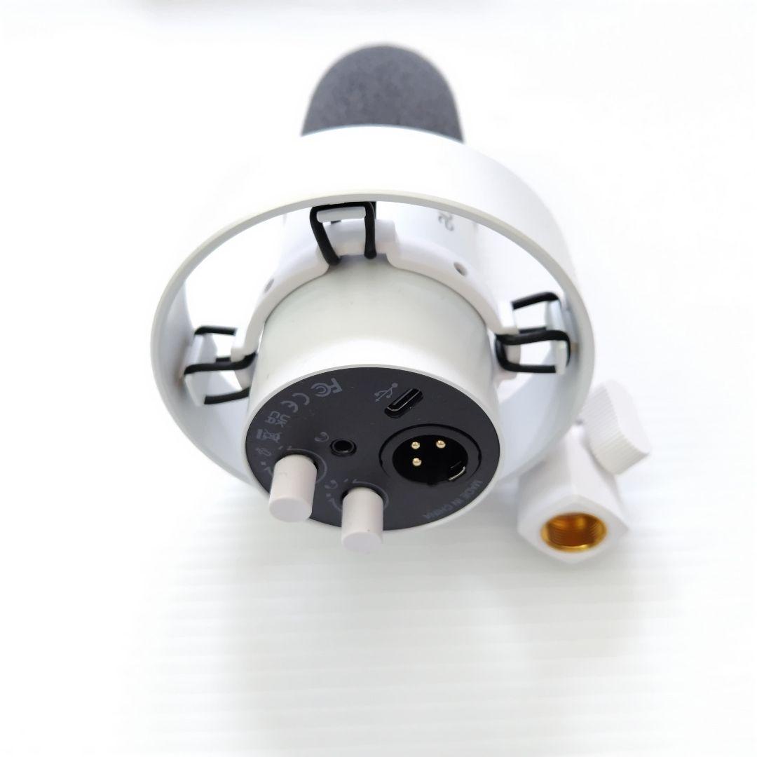 fifine K688 ダイナミックマイク マイクホワイト ゲーム実況