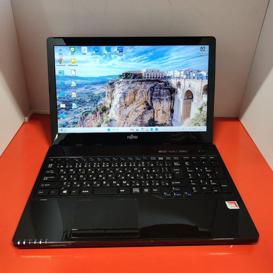 富士通 爆速SSD Windows11 ノートパソコン A9第9世代 極美品 - メルカリ