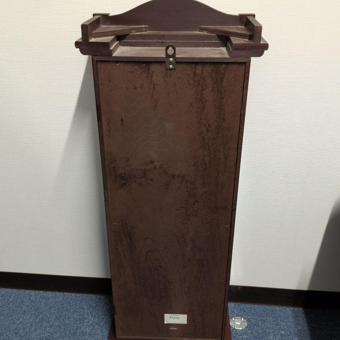 SEIKOゼンマイ式振り子時計 PA606 稼働品　昭和レトロ