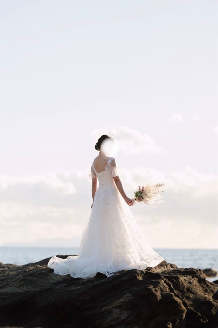 ウエディングドレス　Aライン