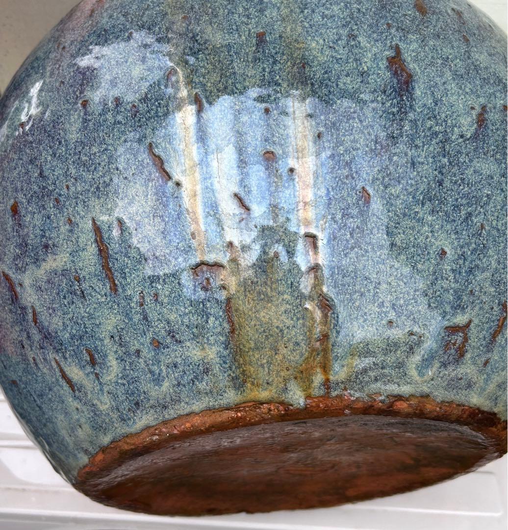 中国 鈞釉大壺 送料込み0816