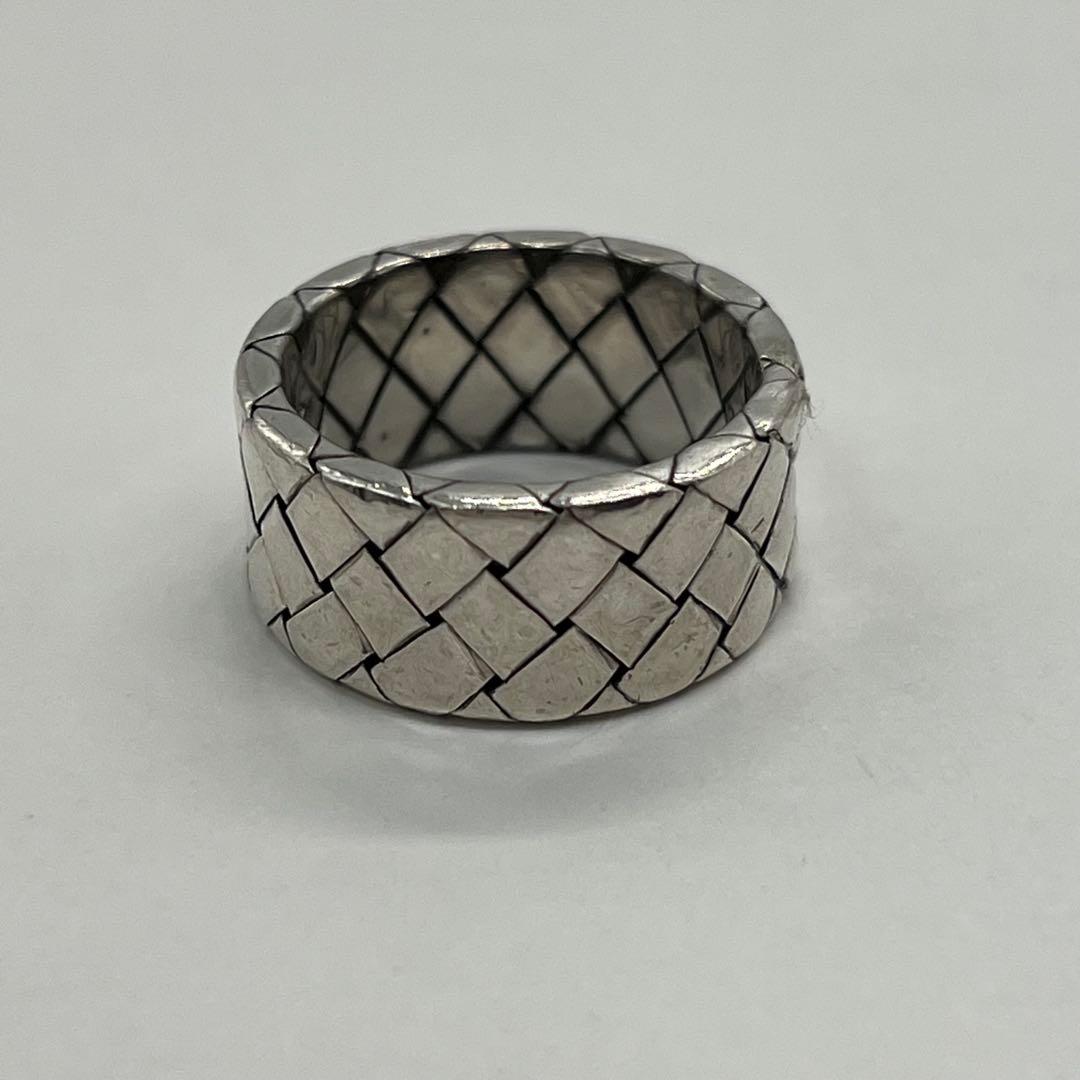 ボッテガヴェネタ BOTTEGA VENETA イントレチャートリング 16号