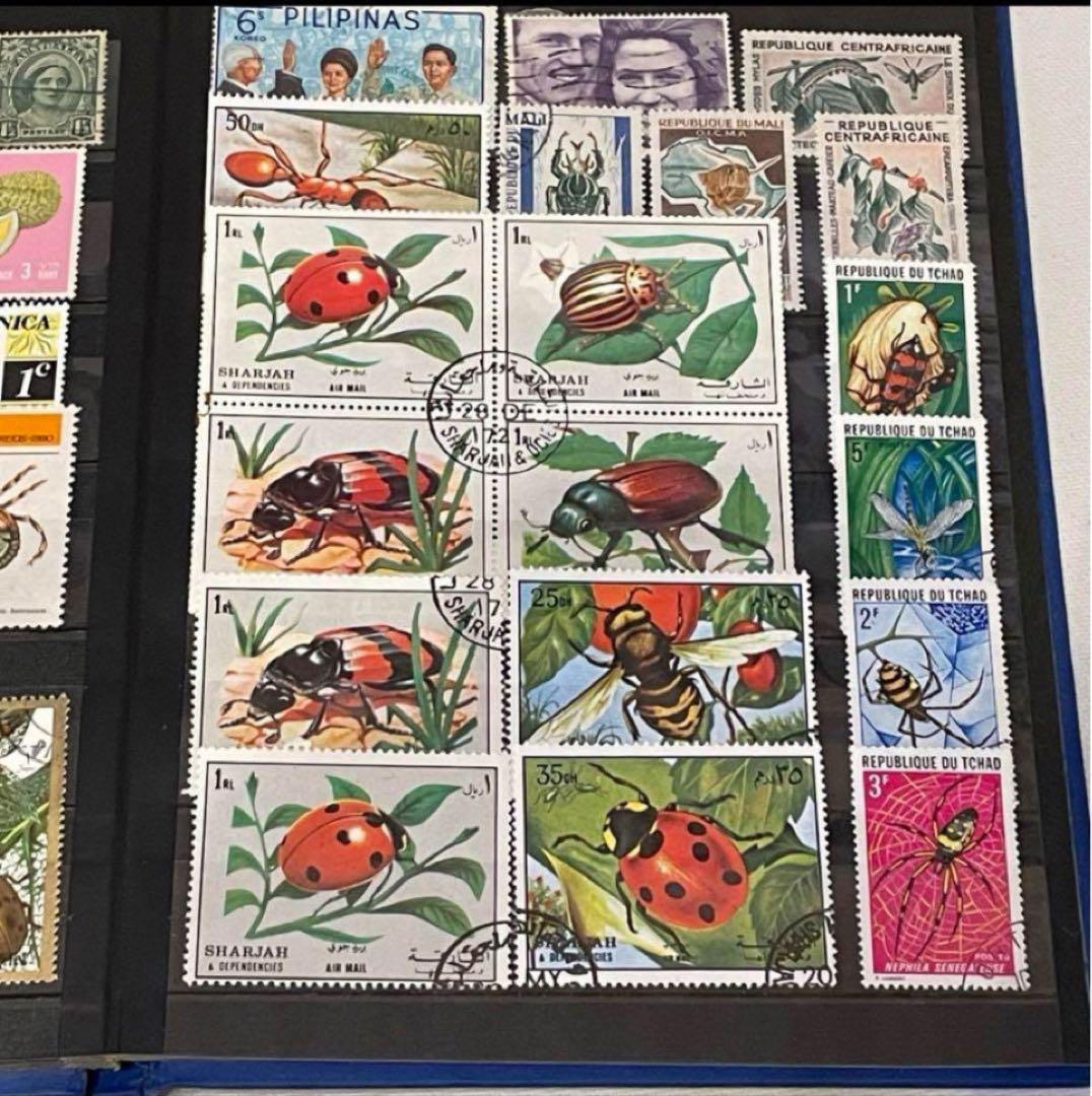 切手外国1冊291枚まとめ売り切手コレクションアルバム