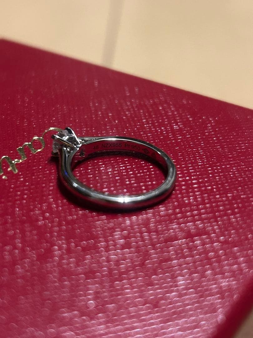 ［孫悟空］カルティエ　Cartier 婚約指輪　8号