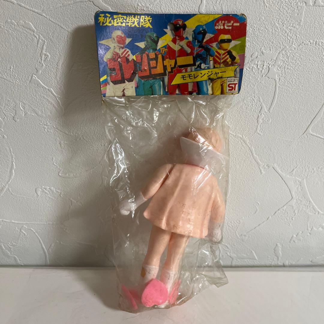 ⚠️貴重・デッドストック品　秘密戦隊ゴレンジャー　モモレンジャー　ミニソフビ