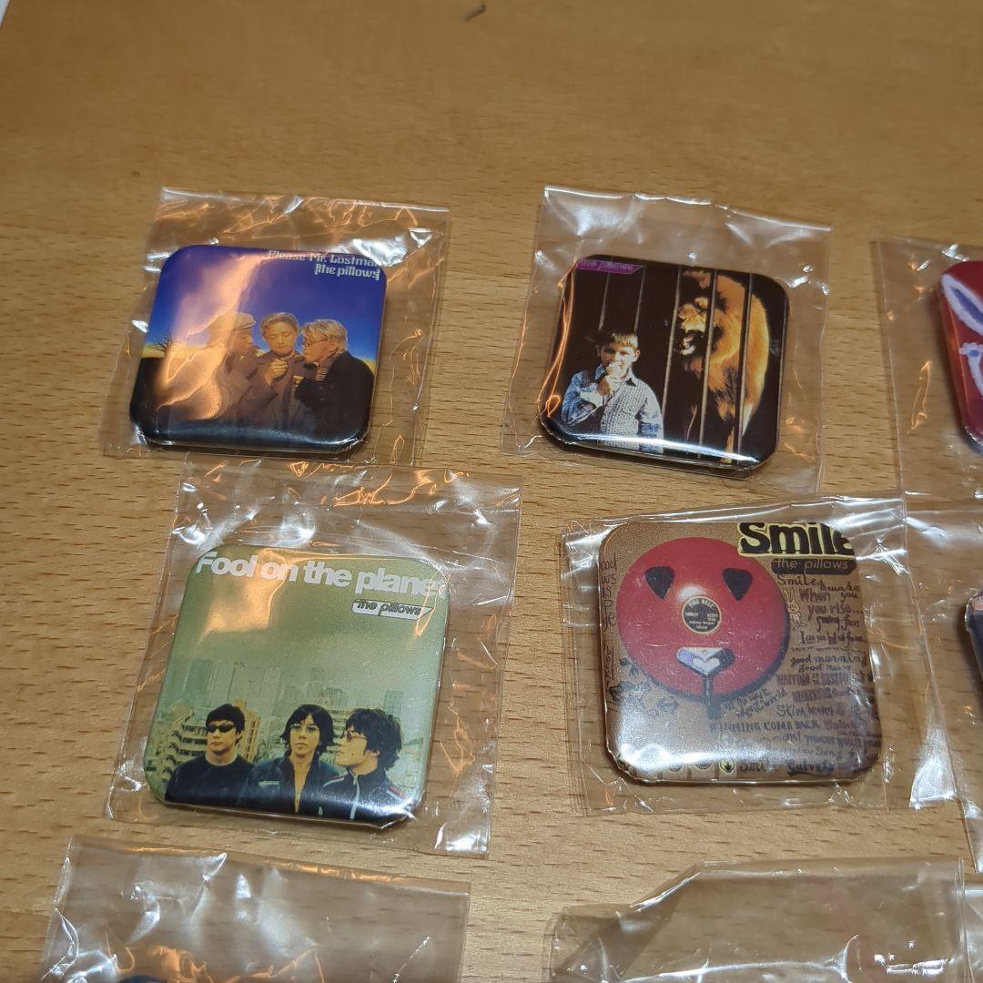 the pillowsCDジャケット缶バッジコンプリート16 種