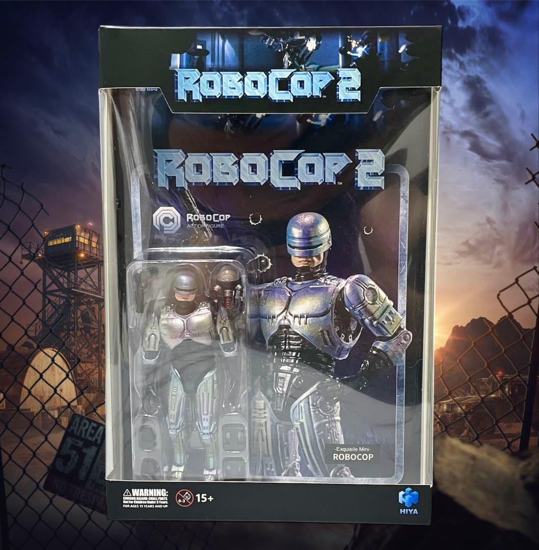 新品未開封『ロボコップ2』ケイン＆ロボコップ 2体セット ハイヤトイズ 1/18