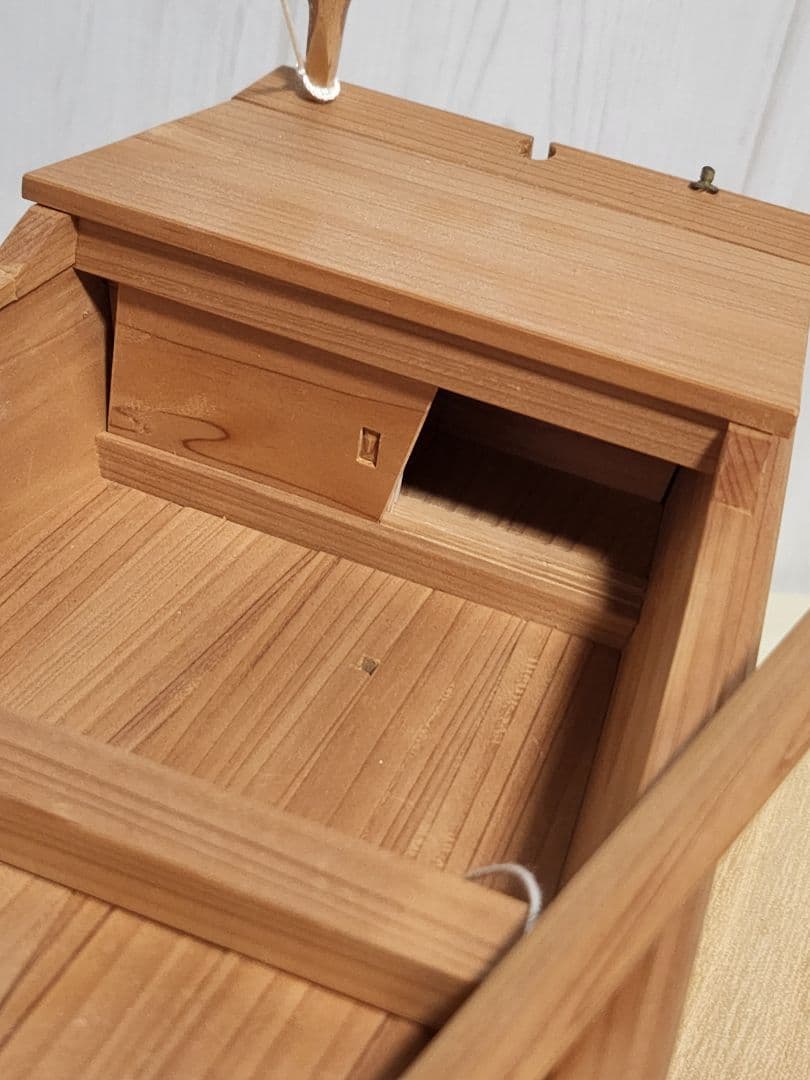 大工 手作り 木製模型船 ケース付き 世界に一つ プロによる安心梱包発送