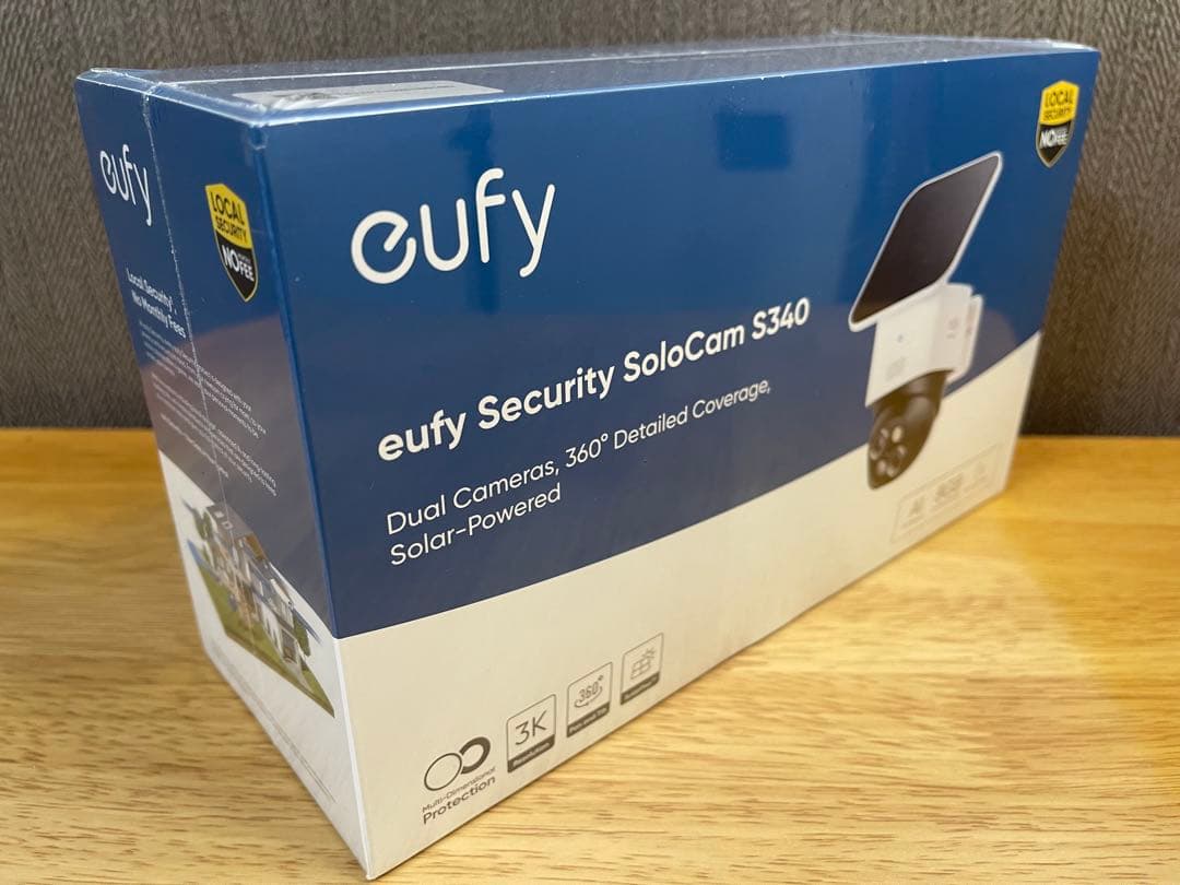 ★☆【未開封品】Anker eufy Security SoloCam S340 eufy Security SoloCam S340, Solar Wireless Camera, 360Â