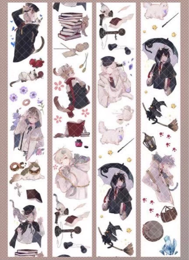 まぐろ　(人物・装飾マステ切り売り)