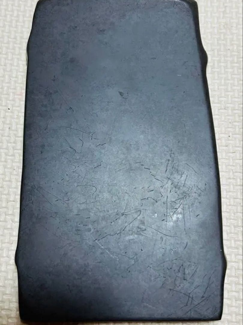 『旧蔵漢詩紋松花硯』は中国十大名硯の一つである松花硯 乾龍六年　在銘