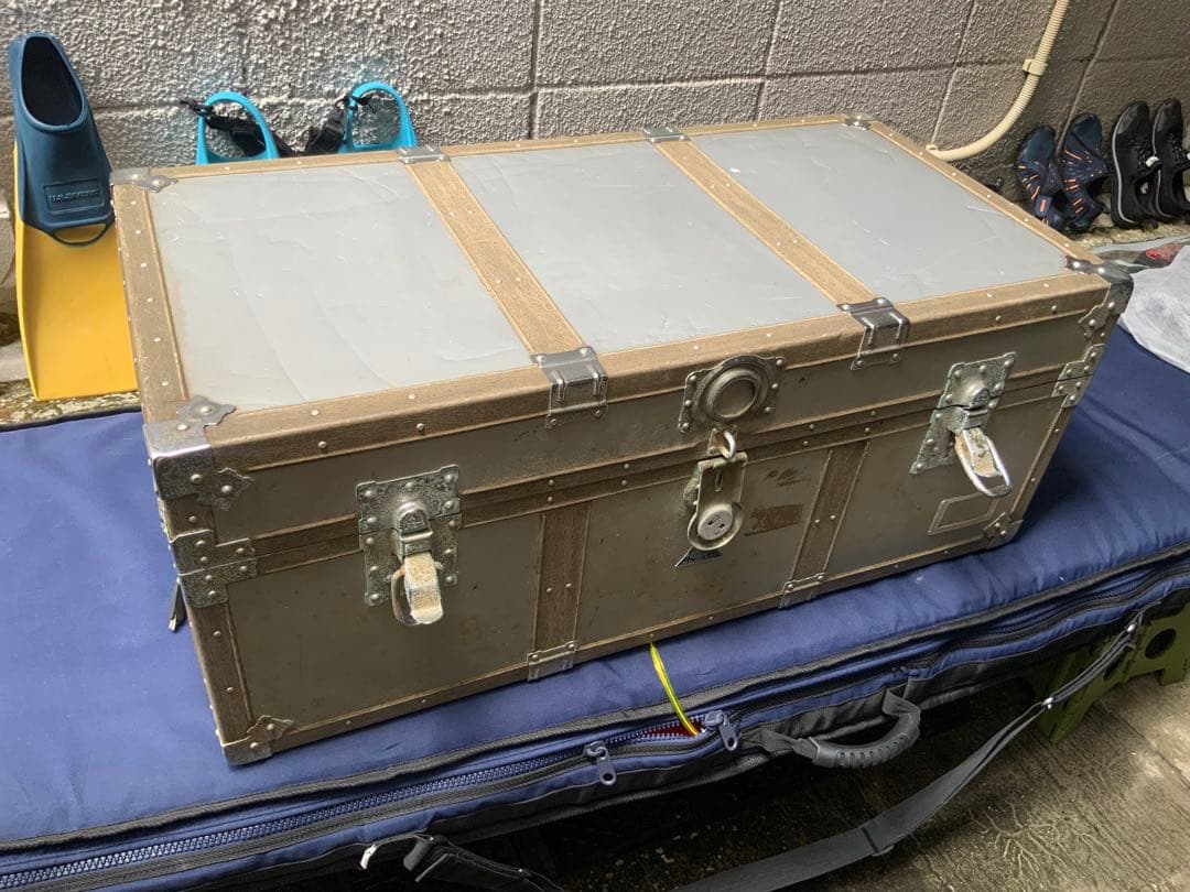 ビンテージ アルミトランクケース アンティーク ヴィンテージ アルミ