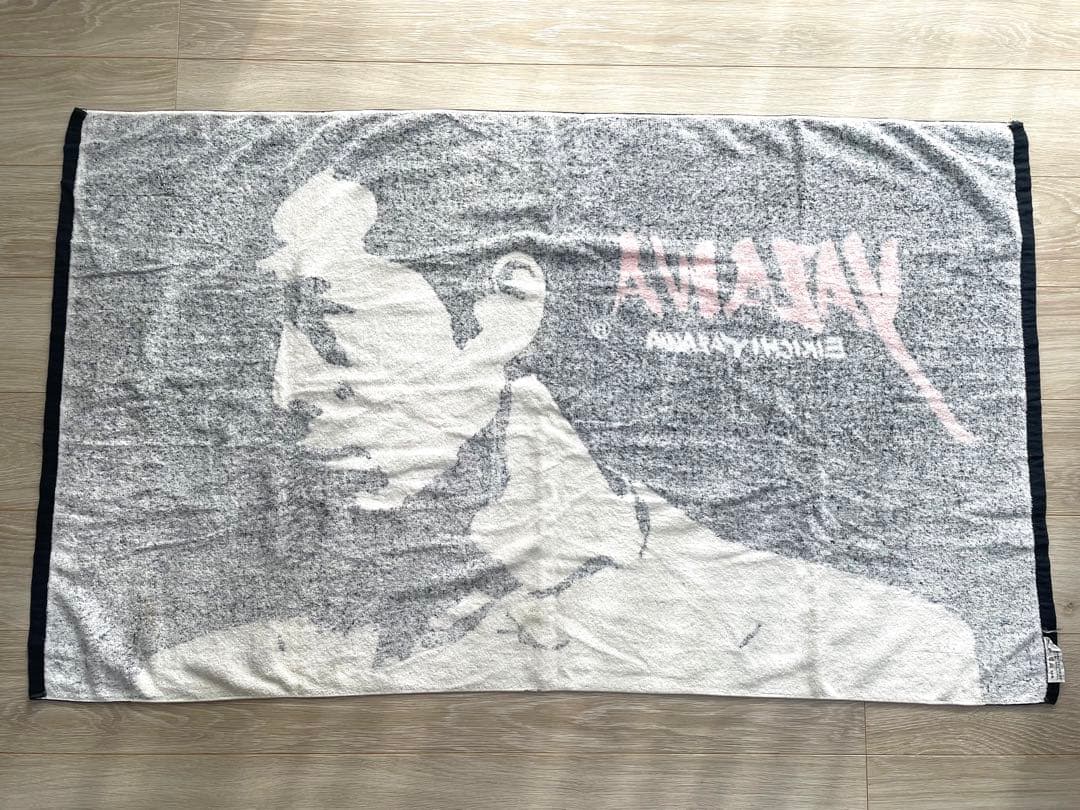 矢沢永吉 E.YAZAWA スペシャルビーチタオル ライブ大判 シルエット レア