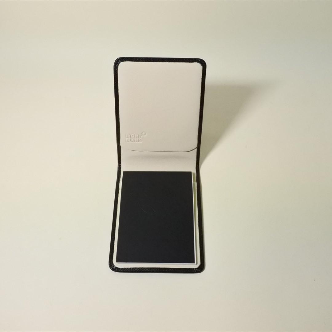 新品・未使用品 モンブラン MONTBLANC メモパッド 黒 付属品完備の通販