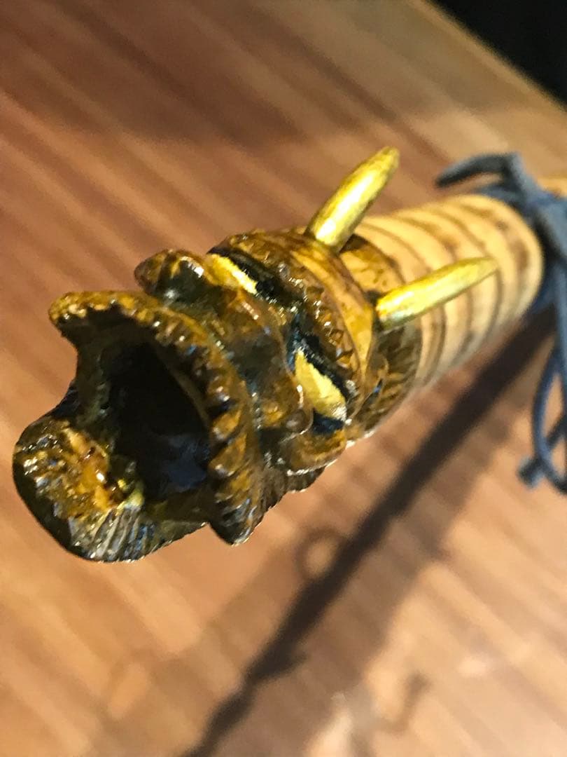 ☆世界に一つ☆龍の杖☆珍しい竹☆手彫り ☆龍