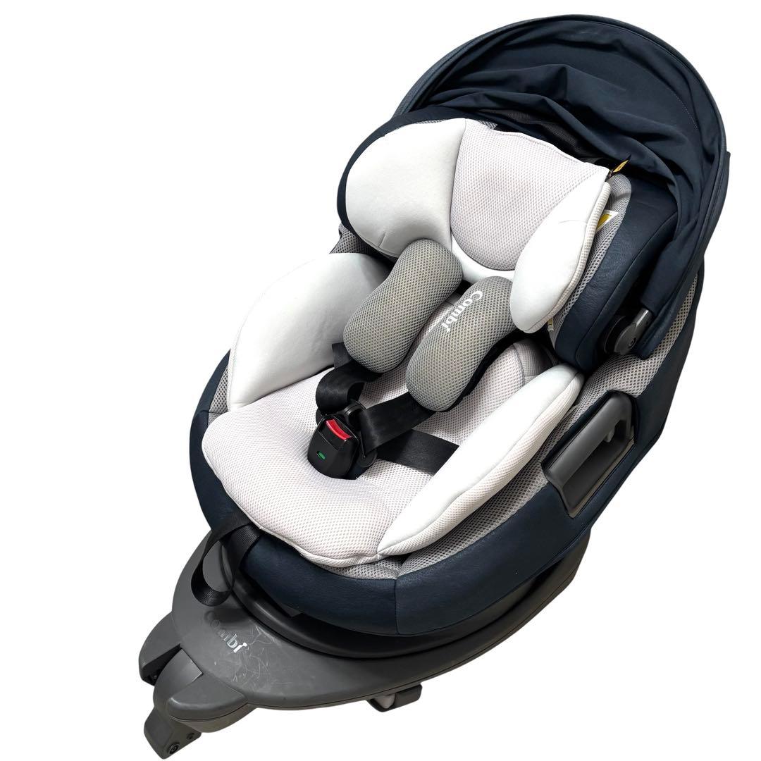極美品 コンビ Combi ZA-670 THES ISOFIX エッグショック