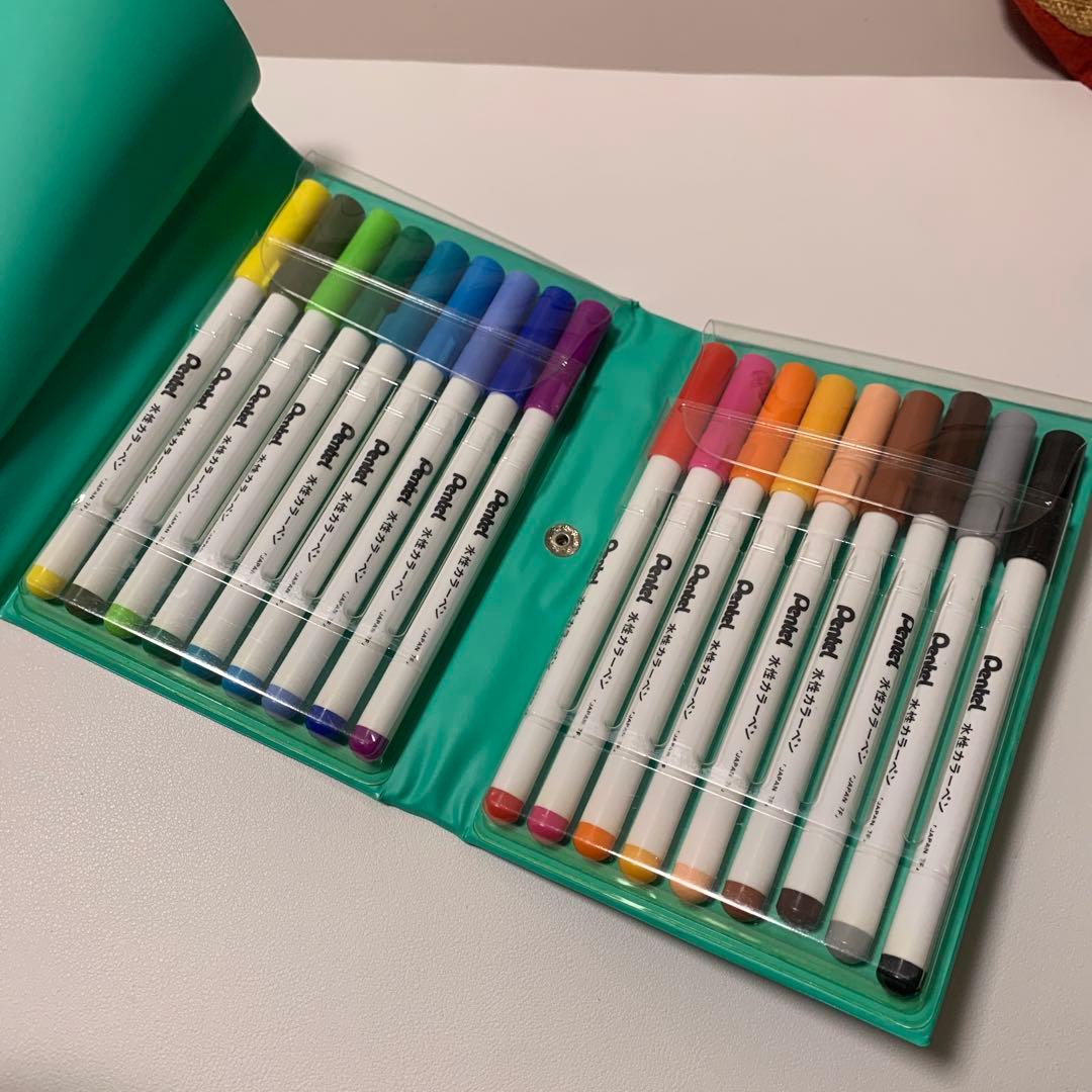 pentel 水性カラーペン SC-18 ペン回し ベストセラー 商品