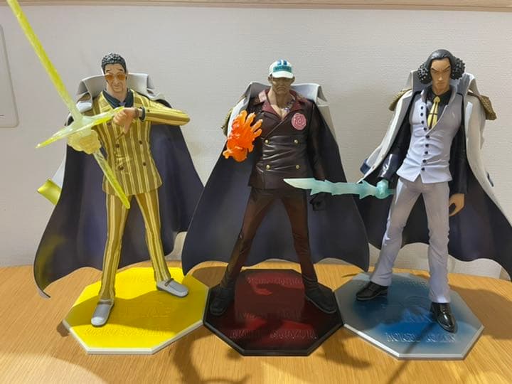 ワンピース THE出航 海軍三大将 フィギュア 赤犬 青キジ 黄猿 計36個