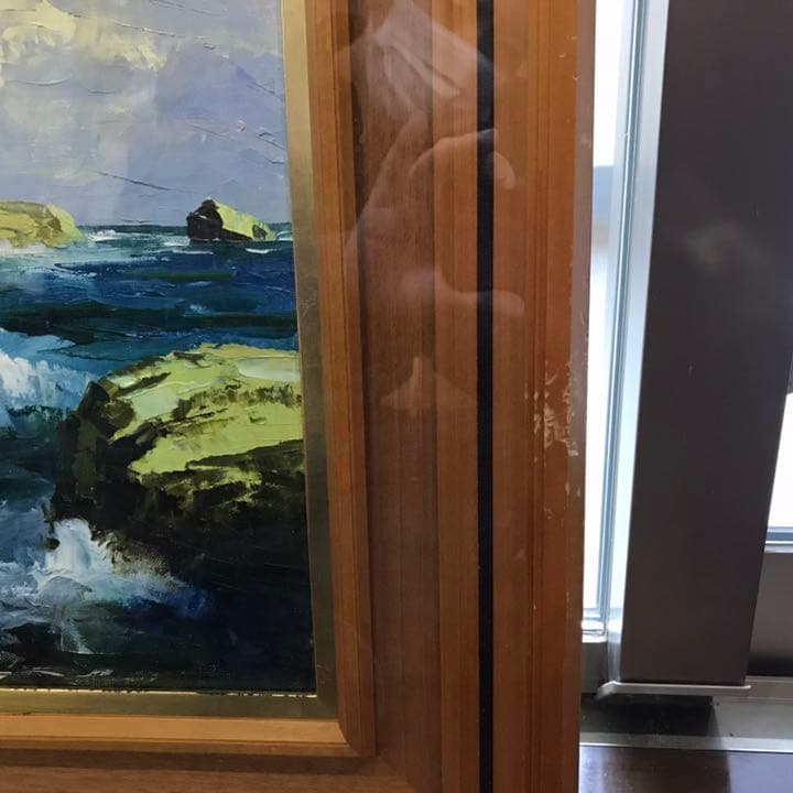 ♫新価格　♫即購入可　作者不明　絵画 （足摺岬)