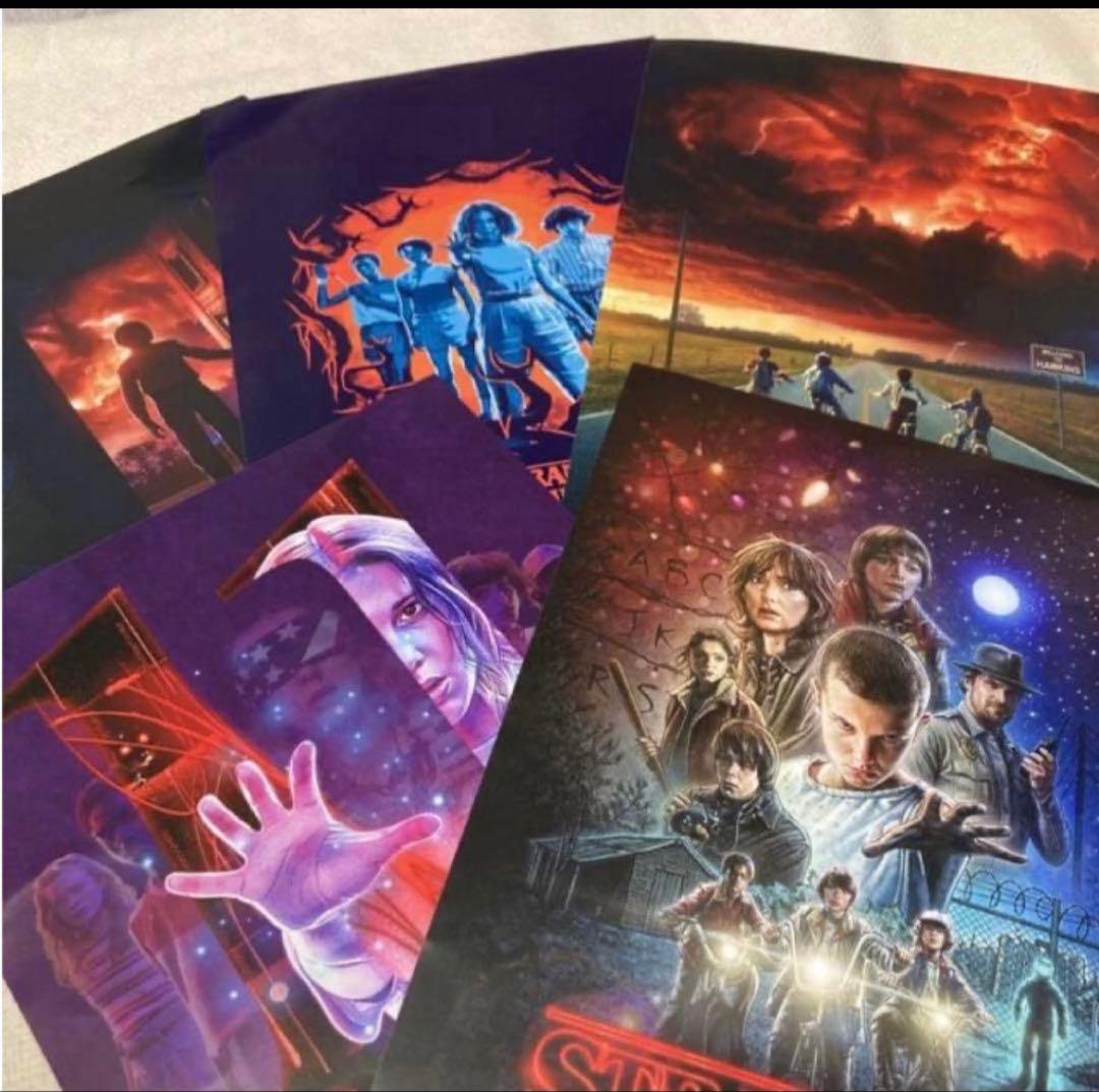 ストレンジャーシングス ミニポスターセット 5枚入り 新品 匿名配送