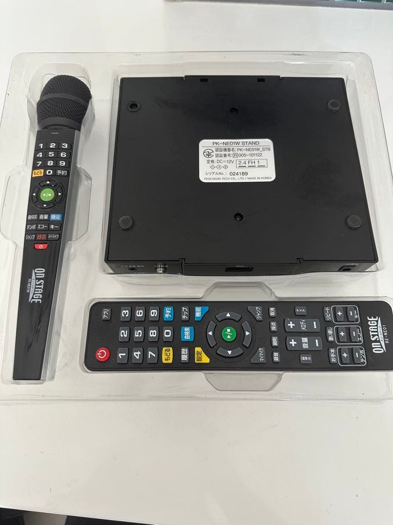 ON STAGE PK-NE01W カラオケセット