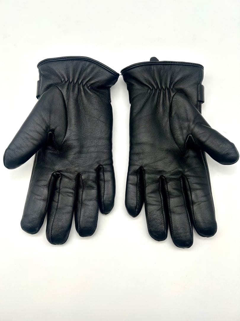 希少・ヴィンテージ品】DIOR ディオール レザーグローブ 本革 ブラック