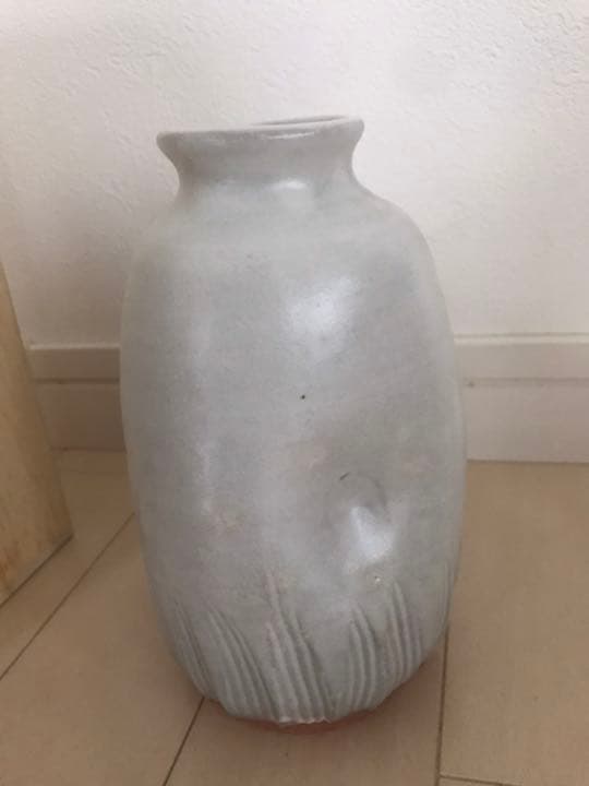 萩焼 七代 岡田仙舟 花瓶