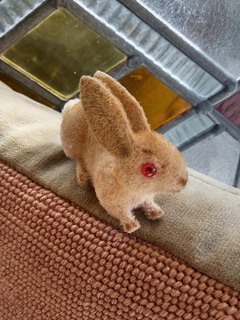 赤い眼の子うさぎ 旧西ドイツ ヴィンテージ ミニチュア ワグナー