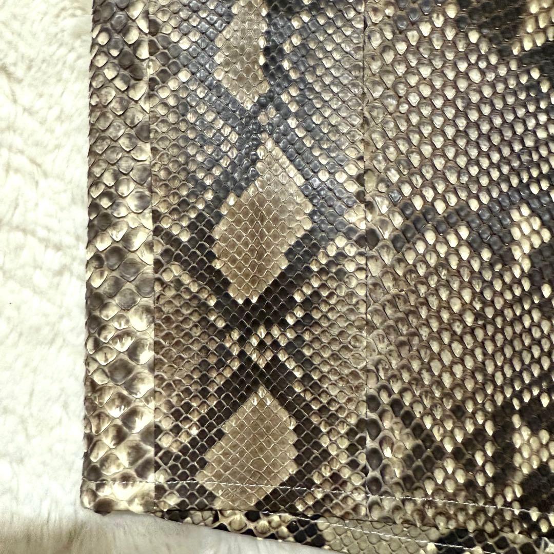 新品 Deuxieme Classe ヘビ革 パイソンレザー タイトスカート38