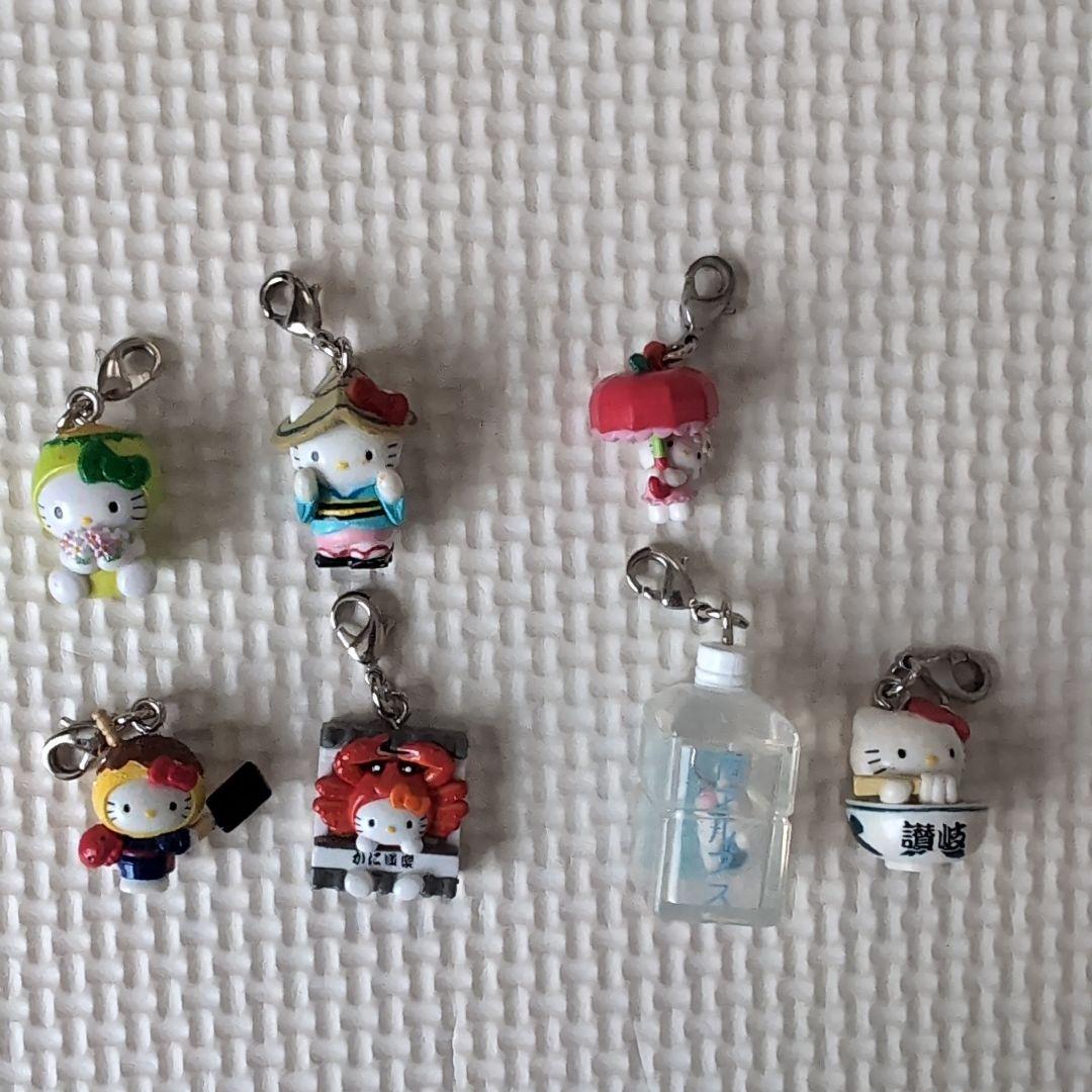 ご当地キティ32点　根付けストラップ　ファスナーマスコット