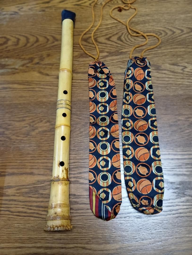 琴古流 尺八】大宝銘 収納袋付属 長さ約62㎝
