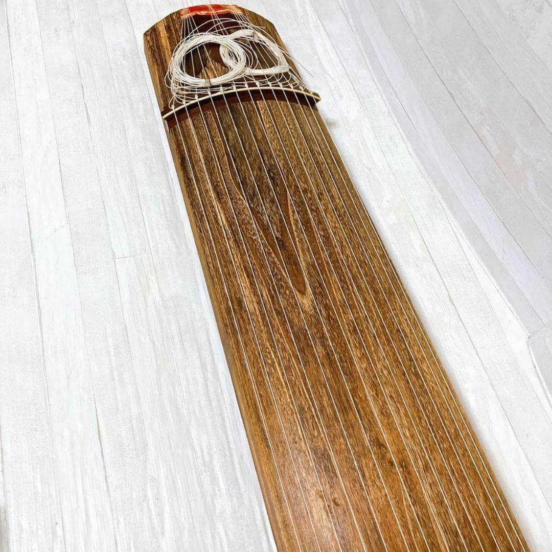 亊 琴 13弦 角巻 すだれ彫り 並甲 板目 和楽器 お琴