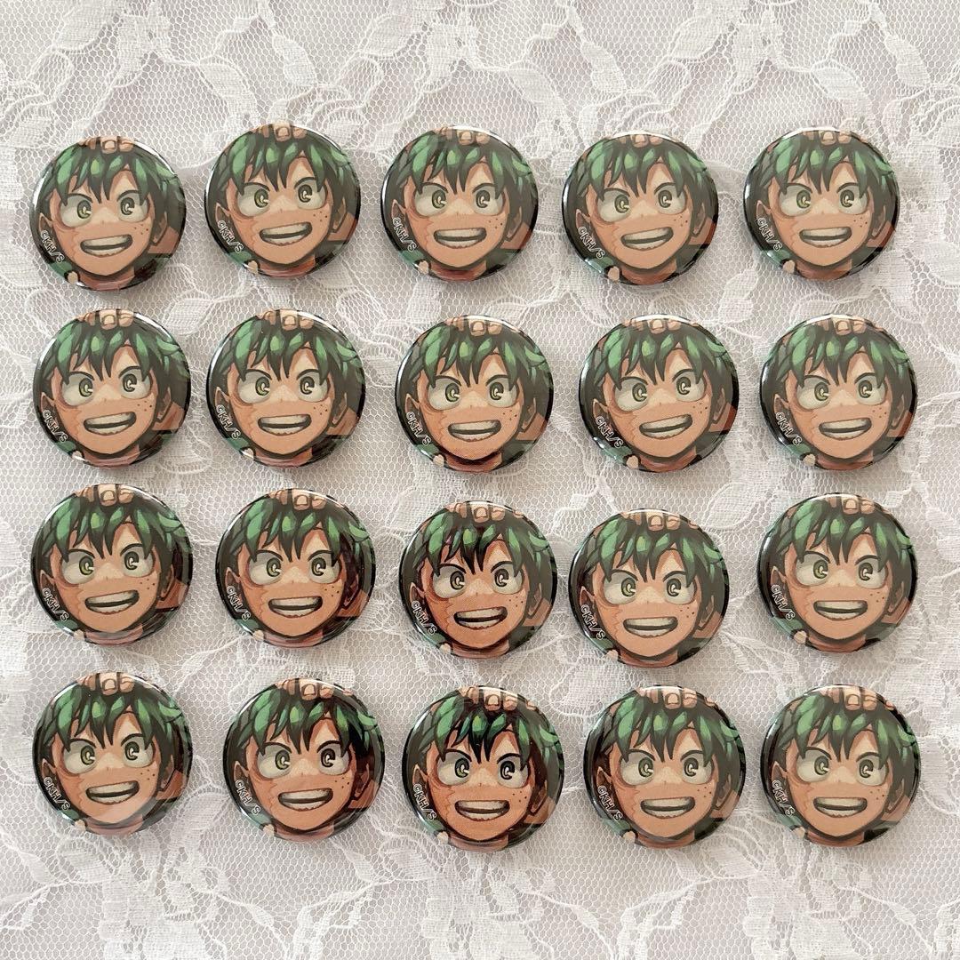 【匿名配送】僕のヒーローアカデミア ヒロアカ ディスプレイ缶バッジ 緑谷出久